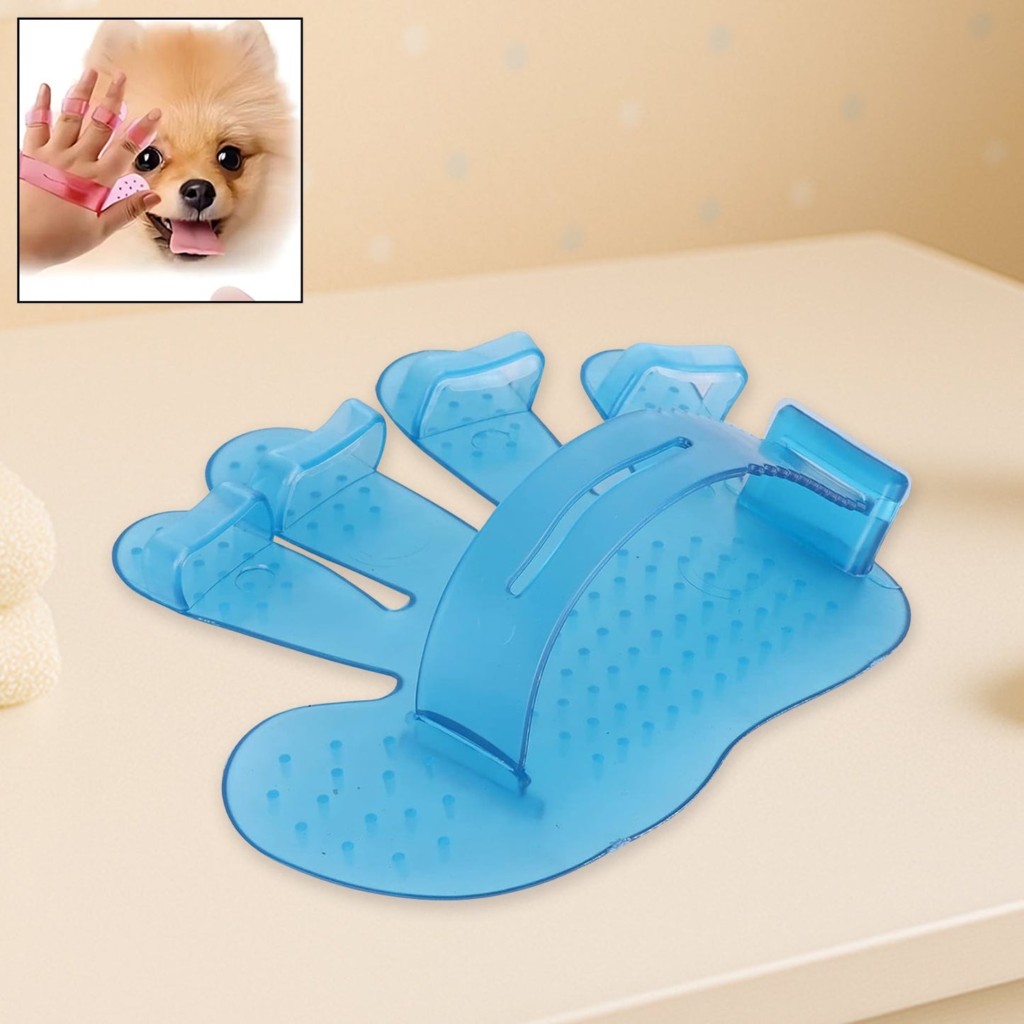 Pet Grooming Massage Gloves Gentle Fur Removal