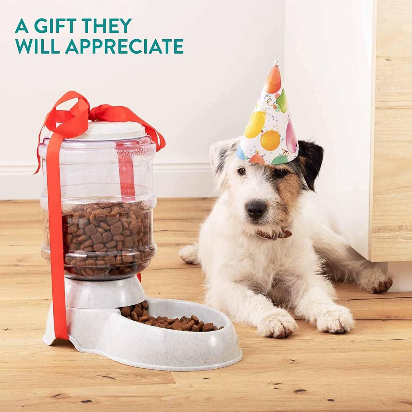 Automatic Pet Food and Water Dispenser Set