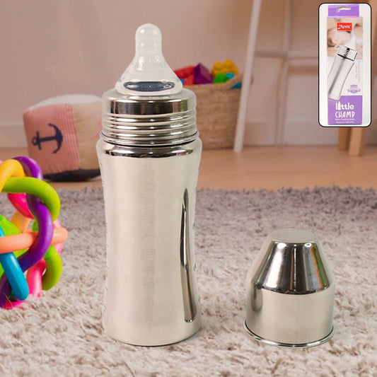 Apex Stainless Steel Little Champ Baby Feeding Bottle 250ml