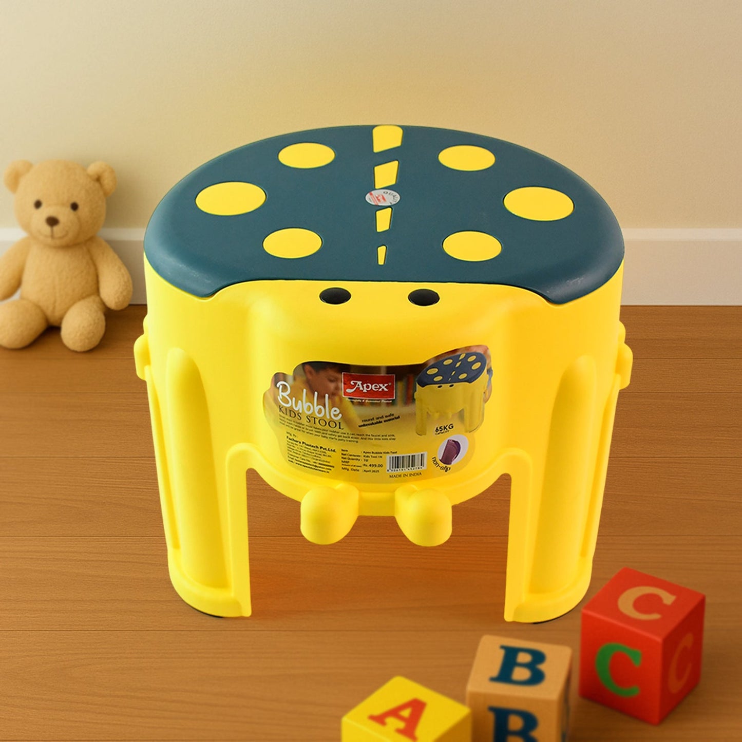 Apex Bubble Kids Step Stool Durable Plastic