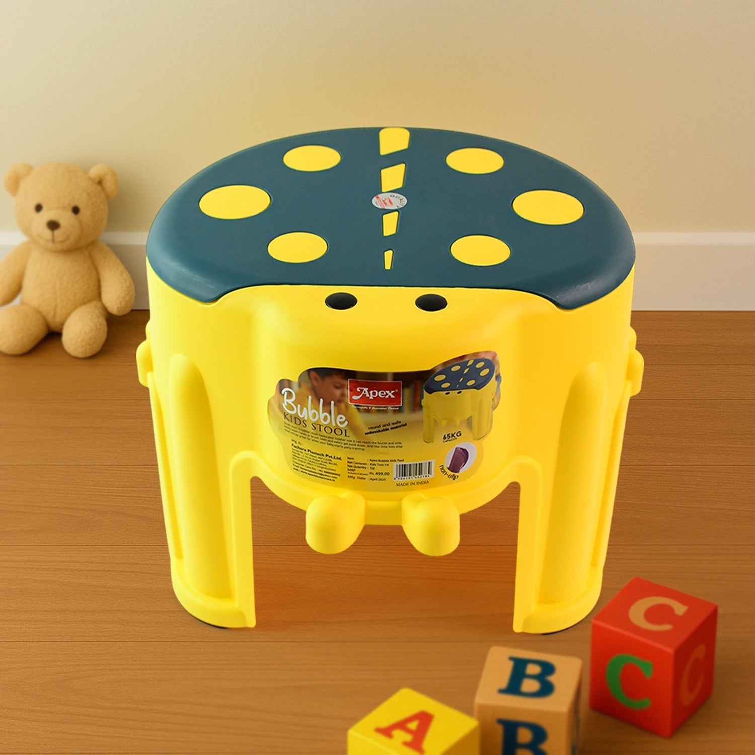 Apex Bubble Kids Step Stool Durable Plastic