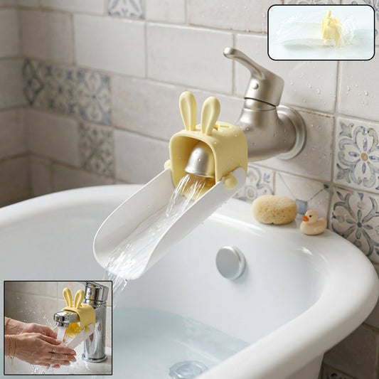 Kids Faucet Extender Silicone Splash-Free Hand Wash Guide