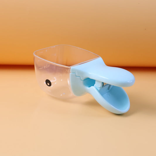 Pet Food Scoop with Bag Clip Measure Portions and Seal Freshness