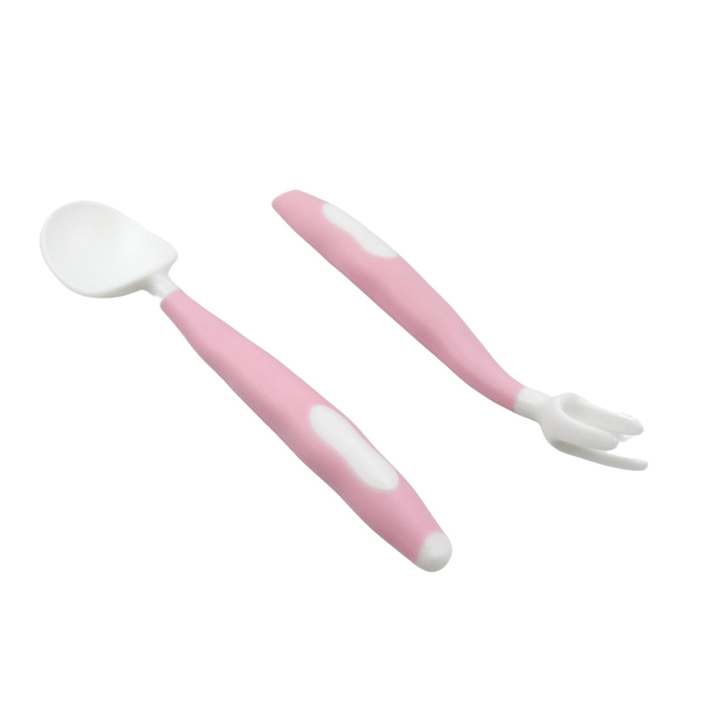 Silicone Bendable Kids Spoon & Fork Set (2 Pc)