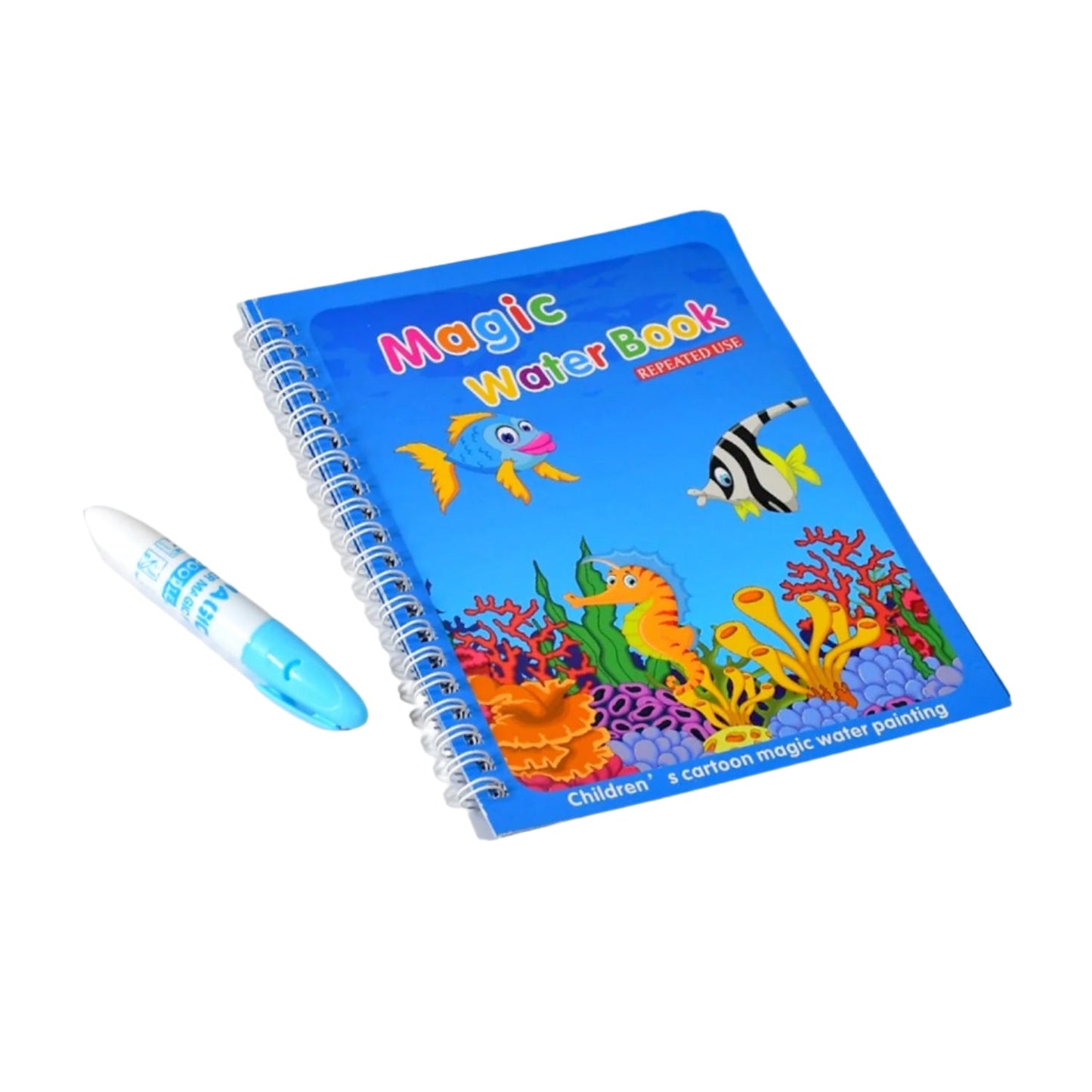 Magic Water Colouring Book Reusable Mess-Free Kids Activity