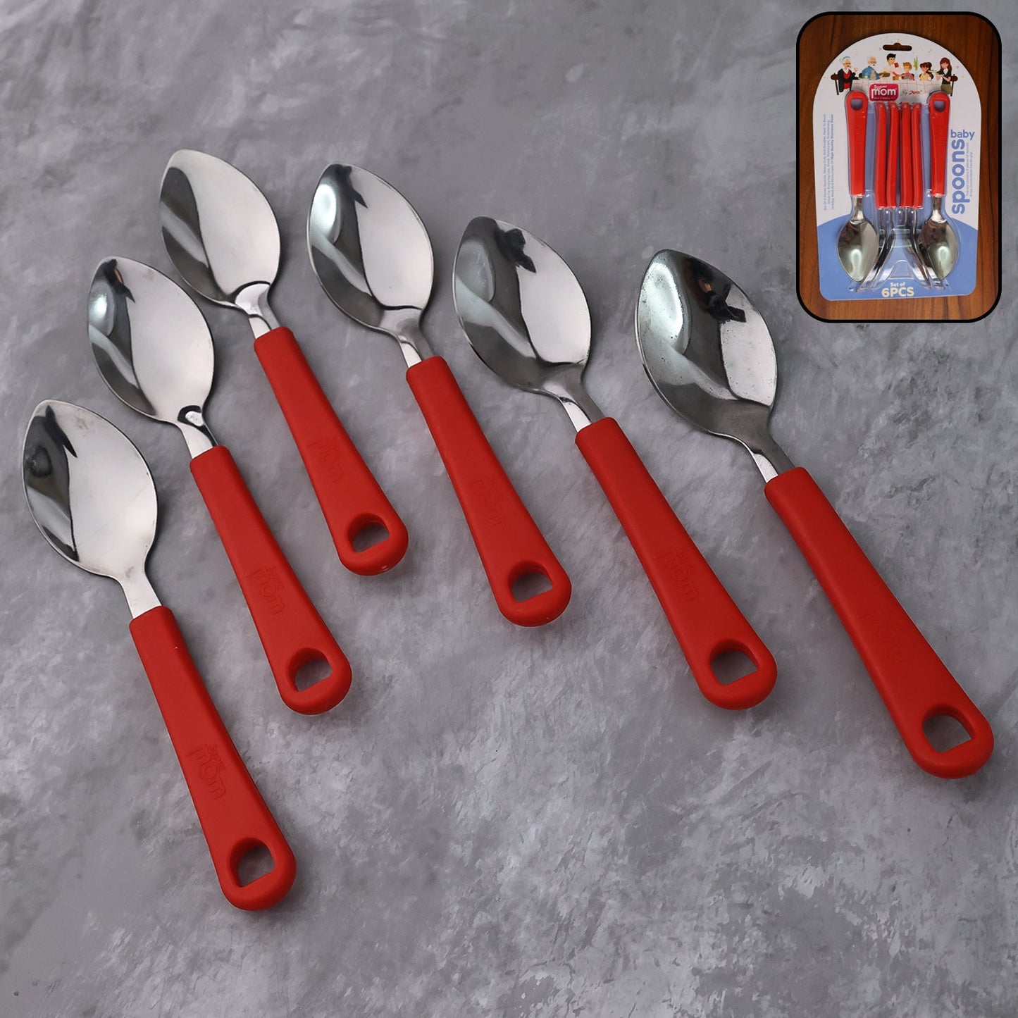 Supermom Baby Feeding Spoon Set 6 Pieces