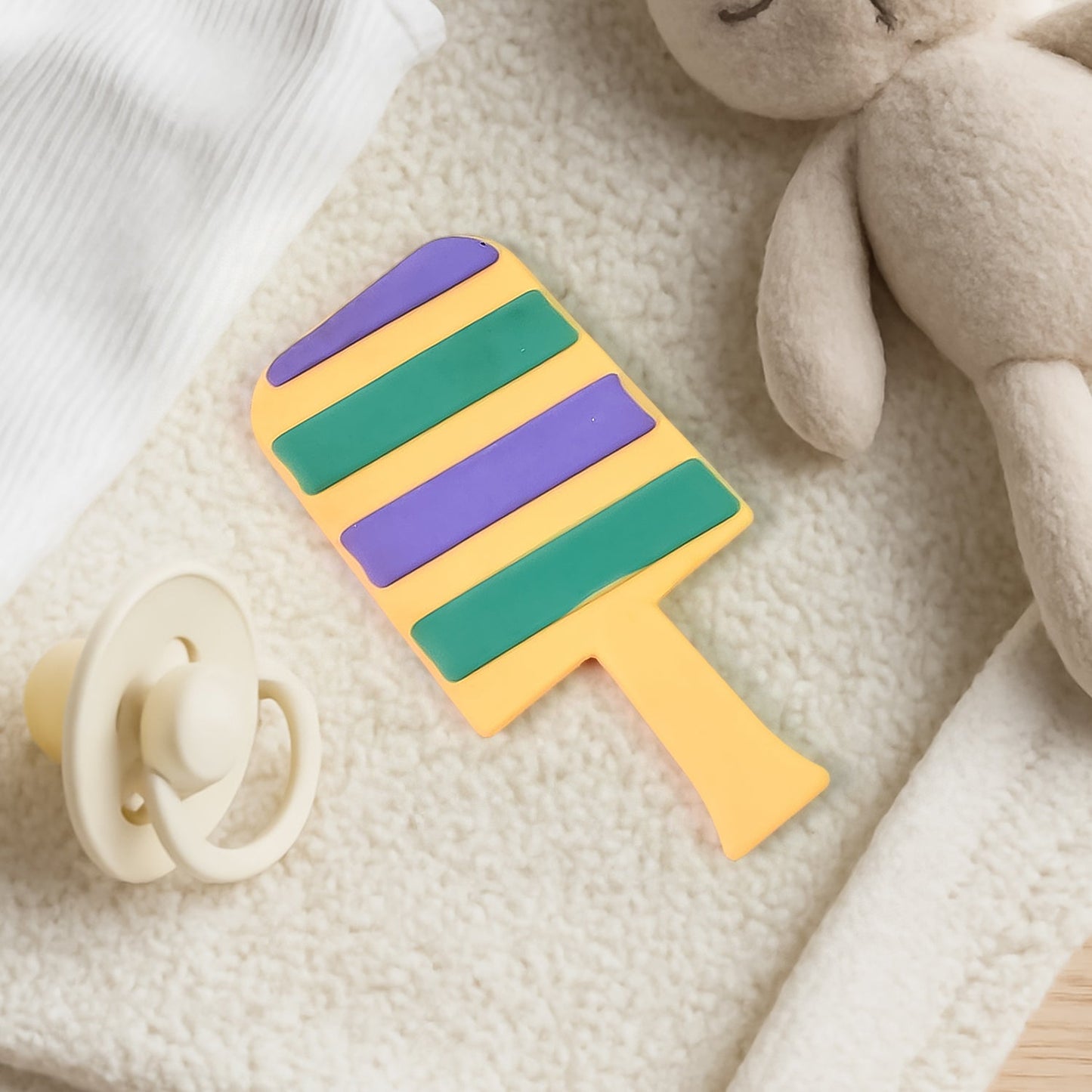 Silicone Candy Shape Baby Teether — BPA-Free (1 Pc)