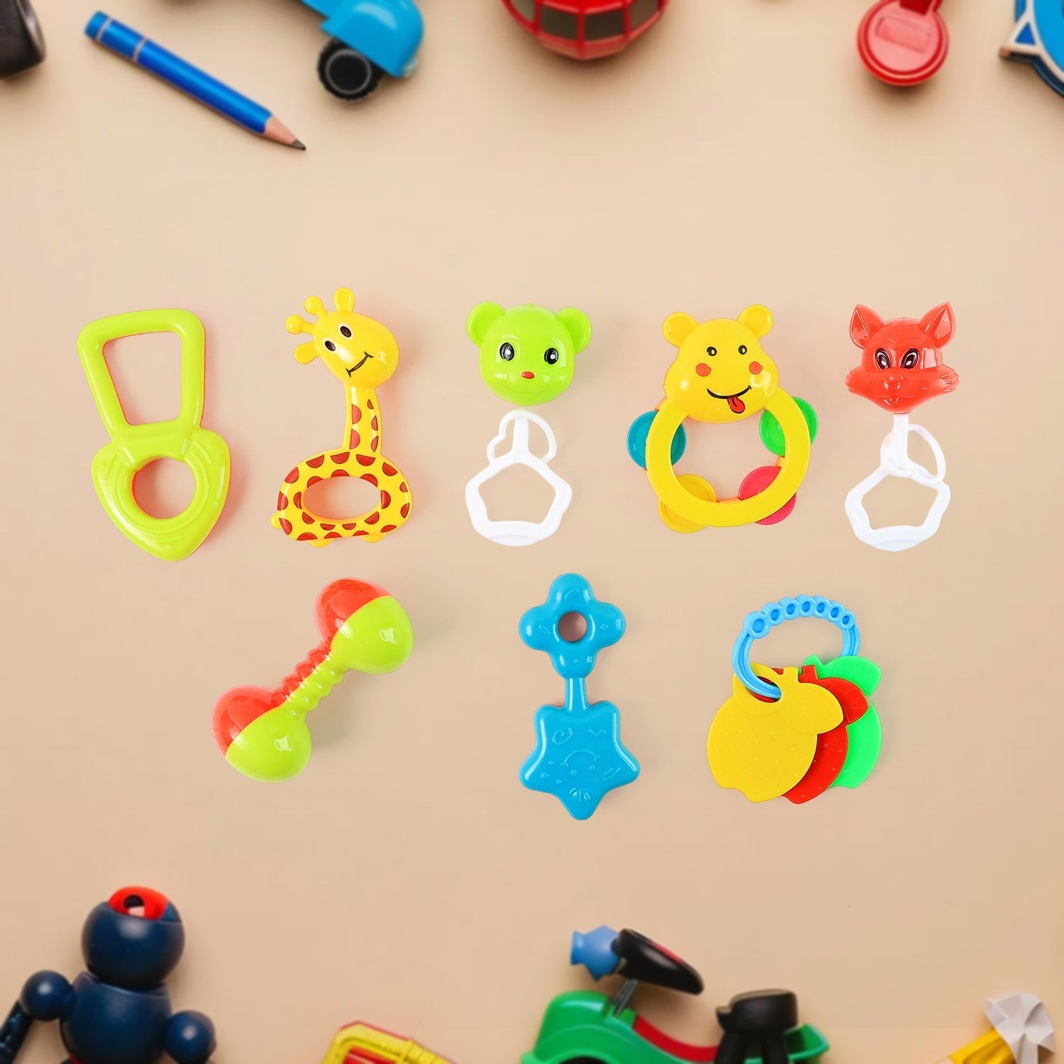 Baby Rattle Set 8 Pieces