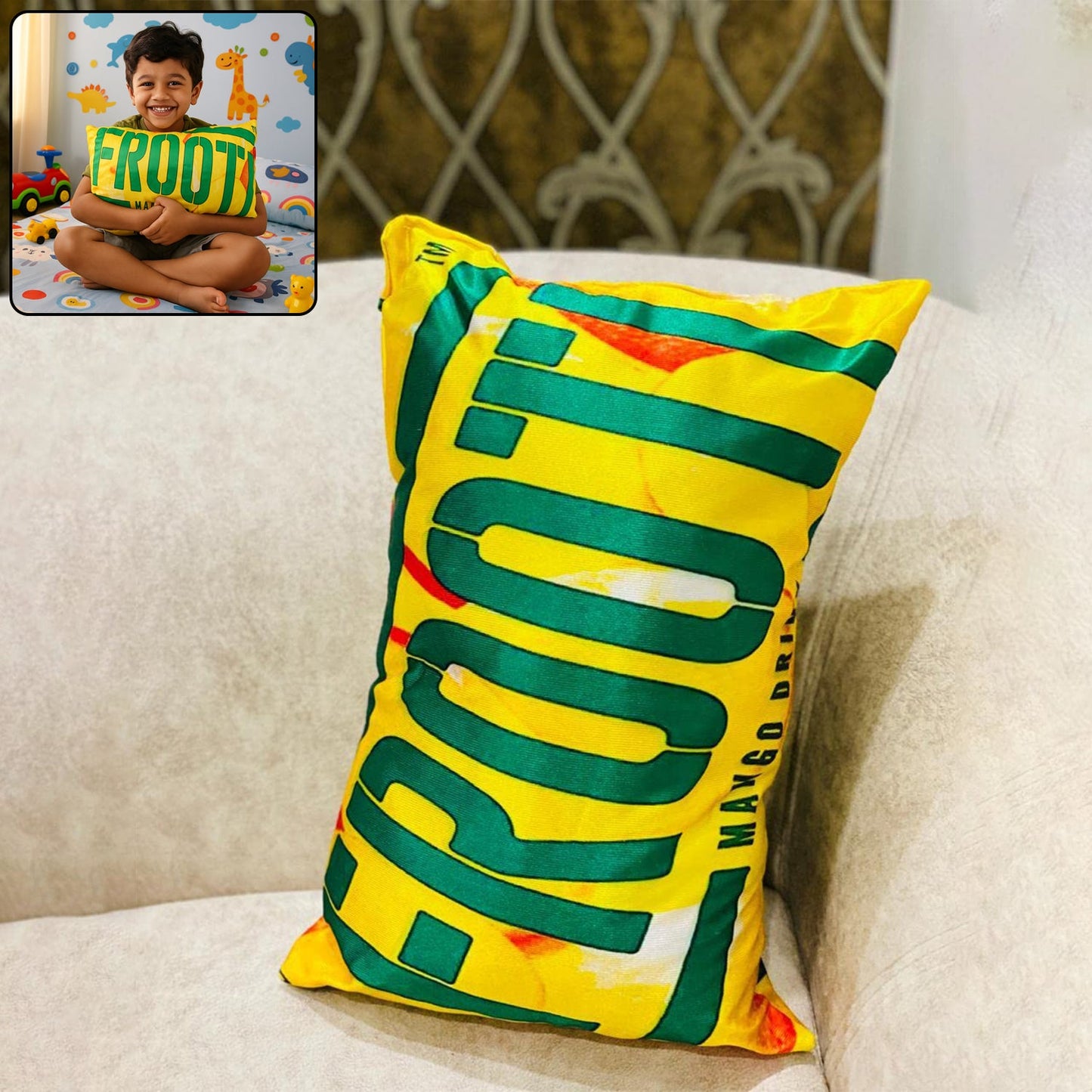 Kids Cartoon Plush Pillow