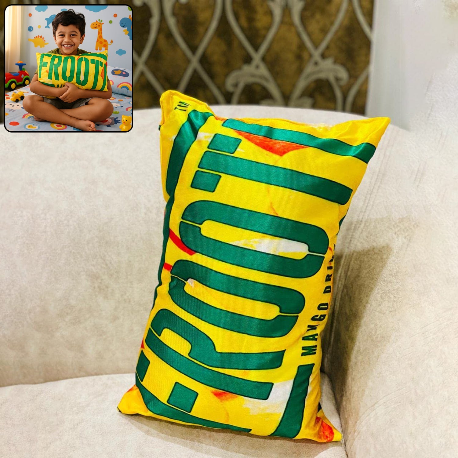 Kids Cartoon Plush Pillow