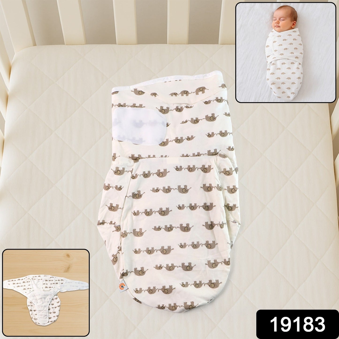 Soft Cotton Baby Swaddle Wrap for Newborns