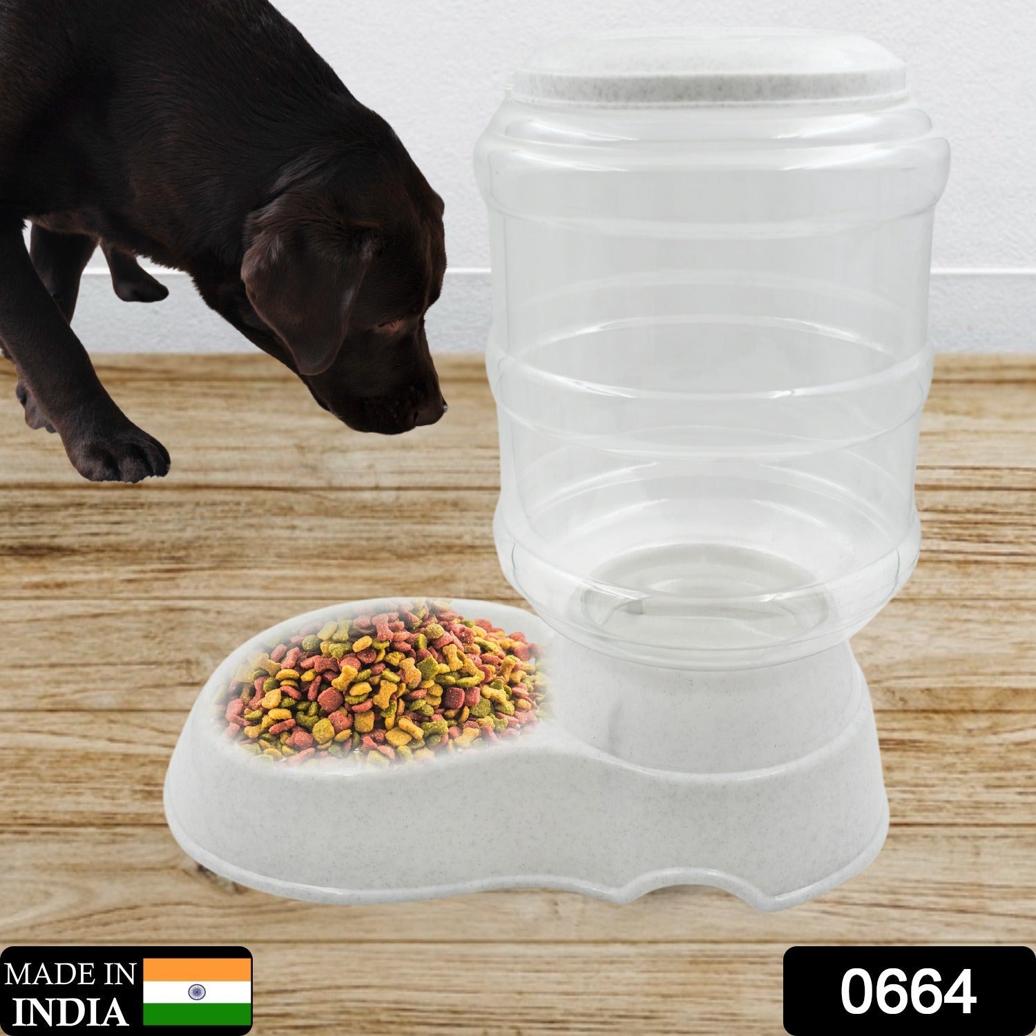 Automatic Pet Food and Water Dispenser Set