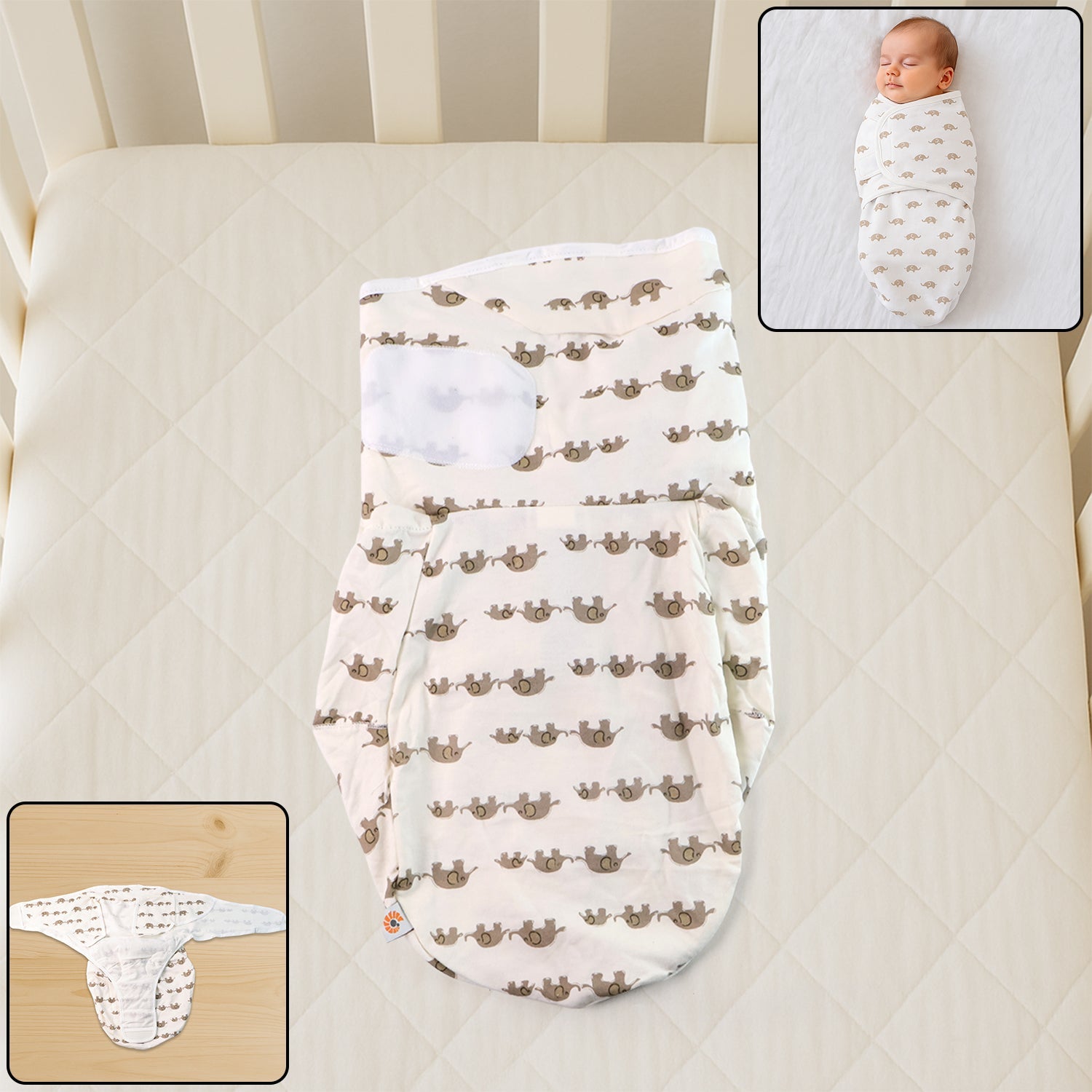 Soft Cotton Baby Swaddle Wrap for Newborns