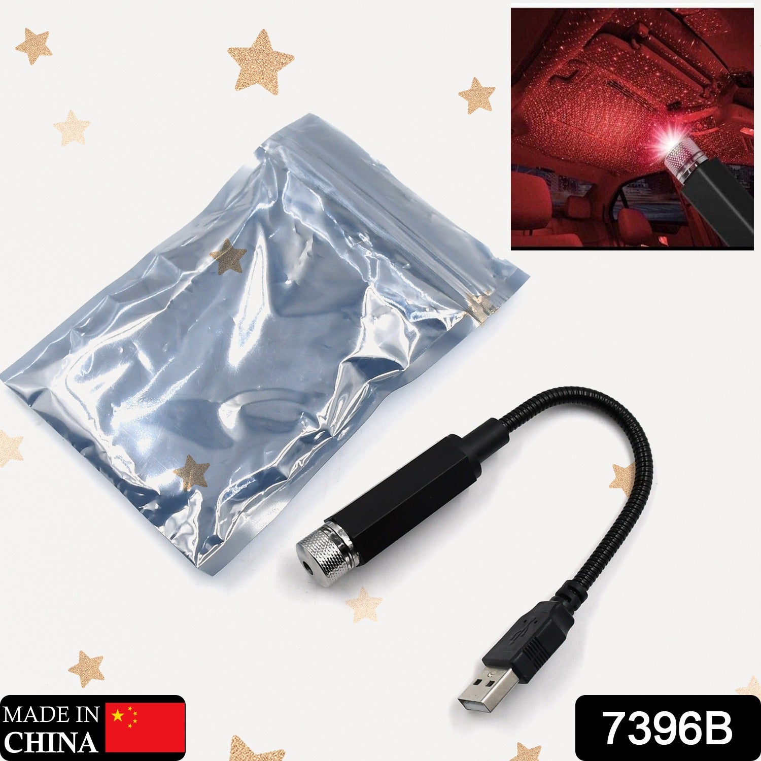 USB Star Projector Night Light for Nursery